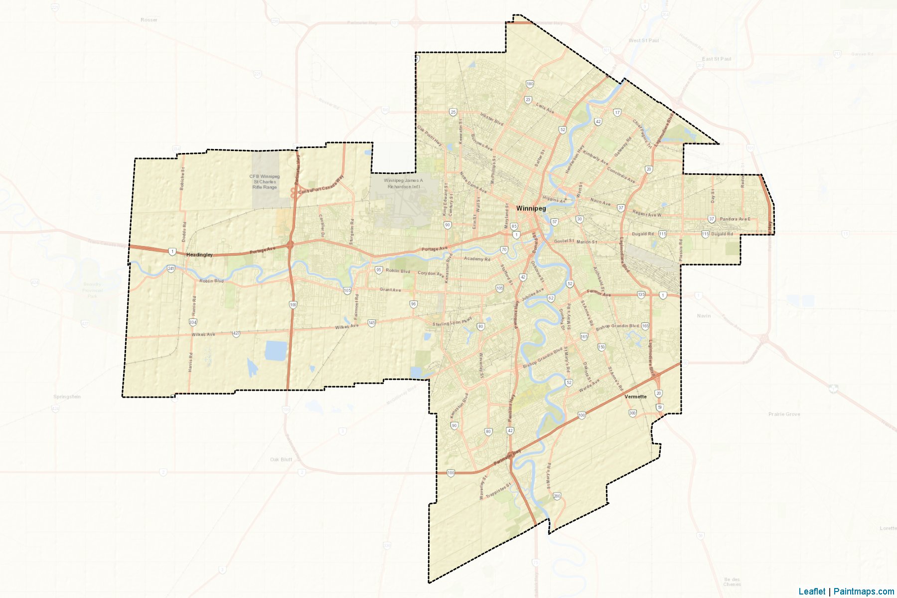 Division No. 11 (Manitoba) Map Cropping Samples-2