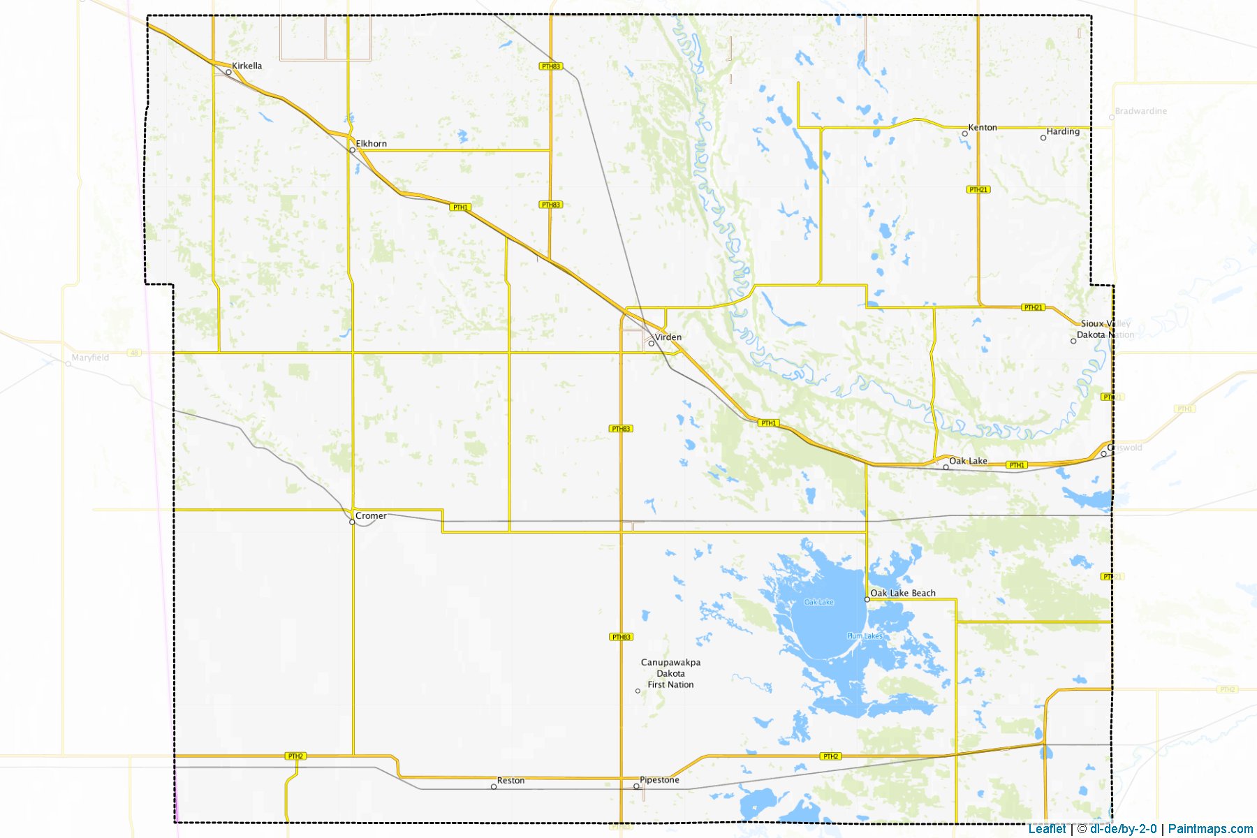 Division No. 6 (Manitoba) Map Cropping Samples-1