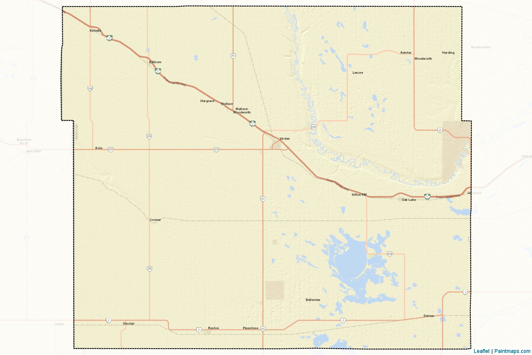 Division No. 6 (Manitoba) Map Cropping Samples-2