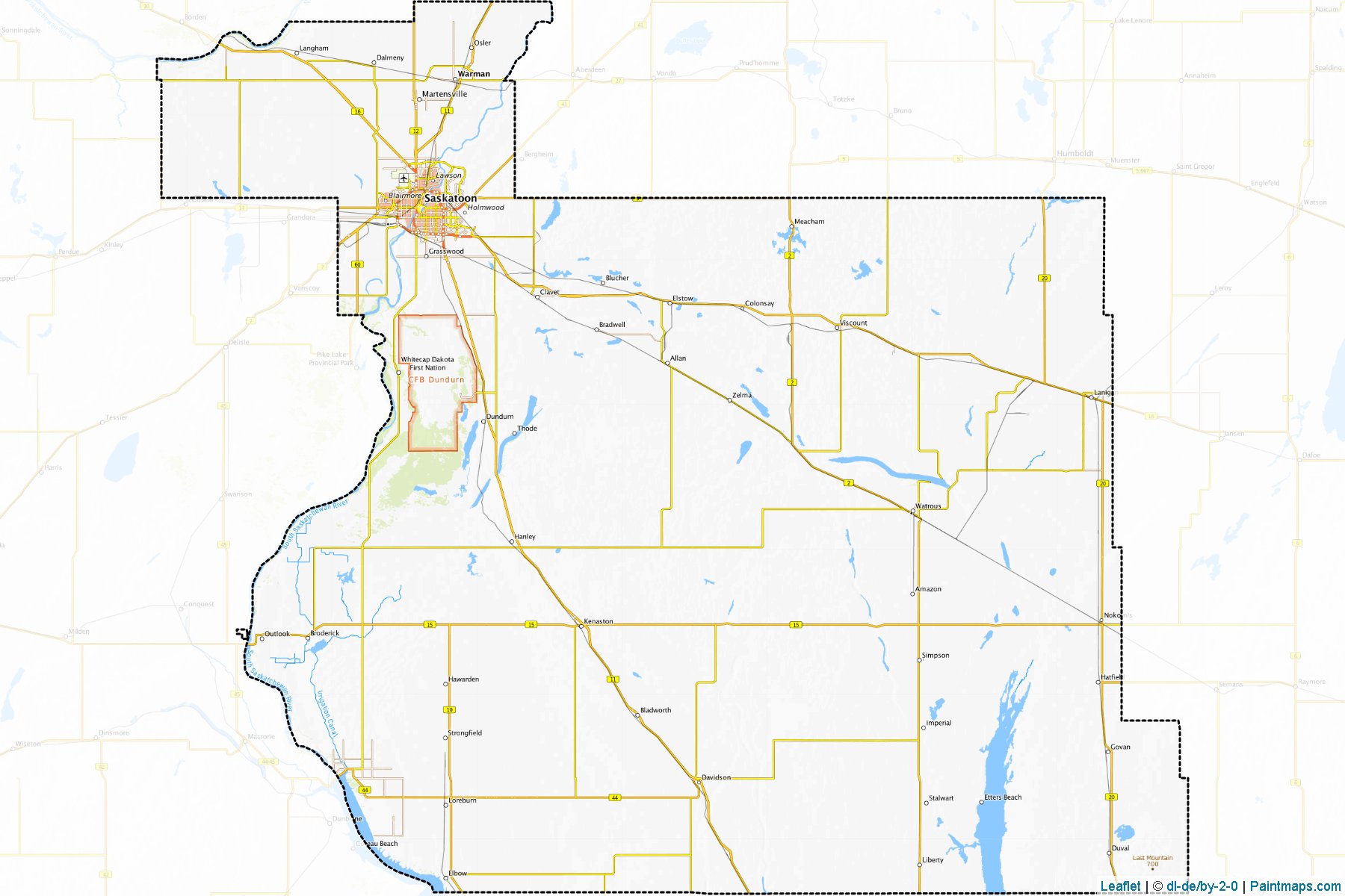 Division No. 11 (Saskatchewan) Map Cropping Samples-1