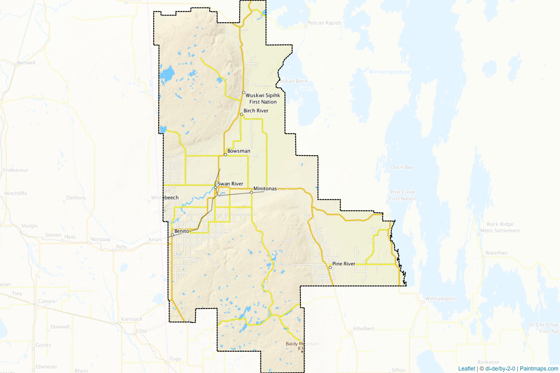 Division No. 20 (Manitoba) Map Cropping Samples-1