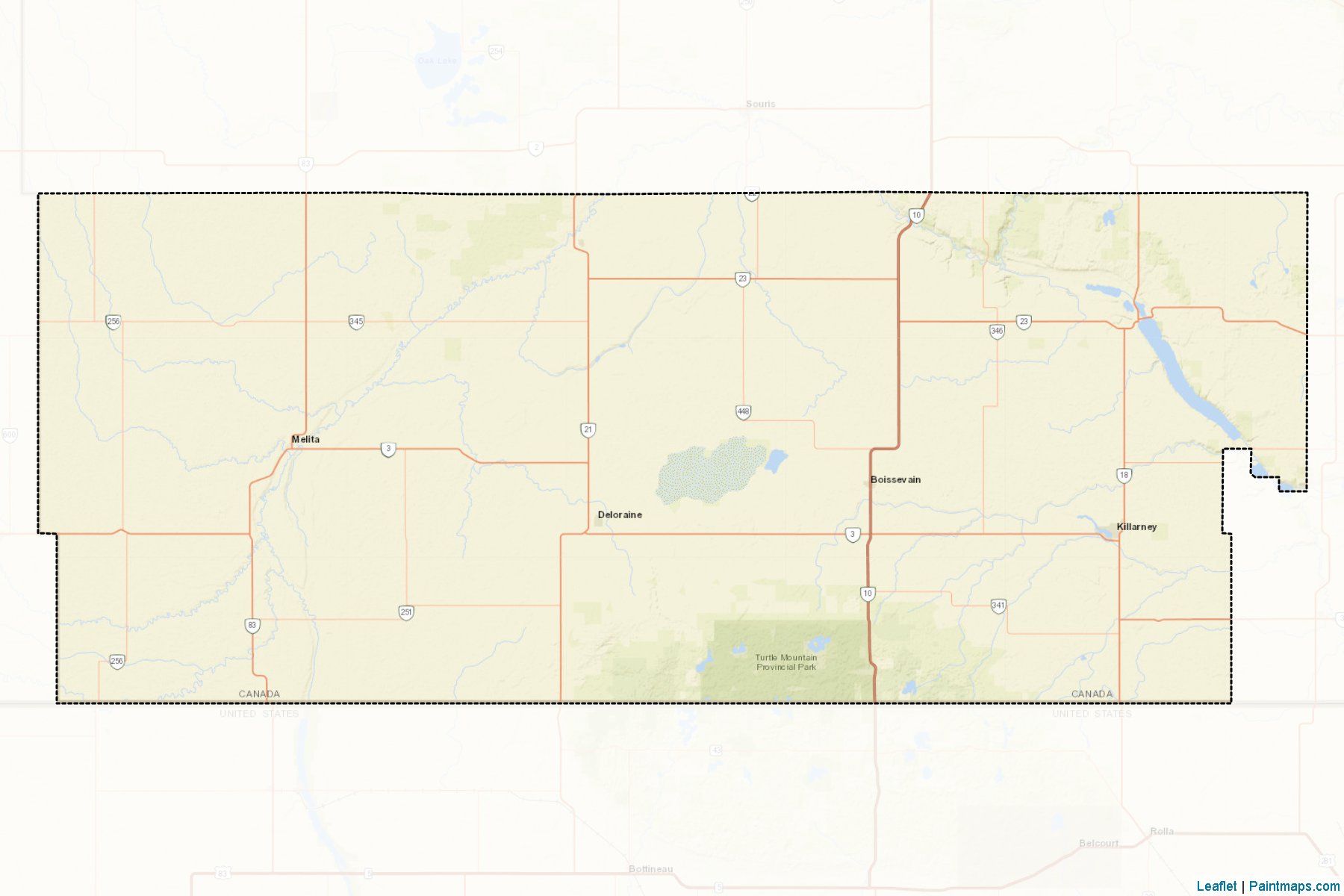 Division No. 5 (Manitoba) Map Cropping Samples-2