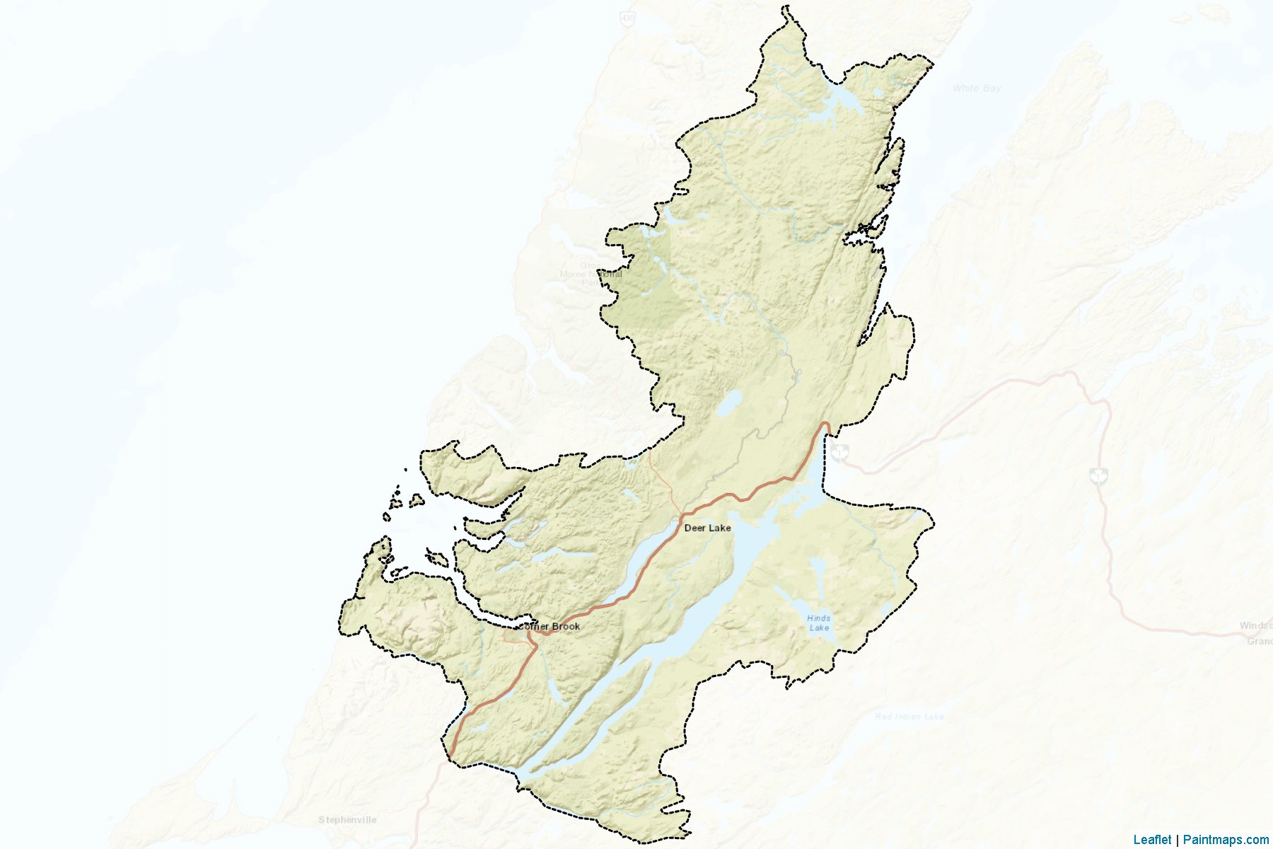 Division No. 5 (Newfoundland and Labrador) Map Cropping Samples-2