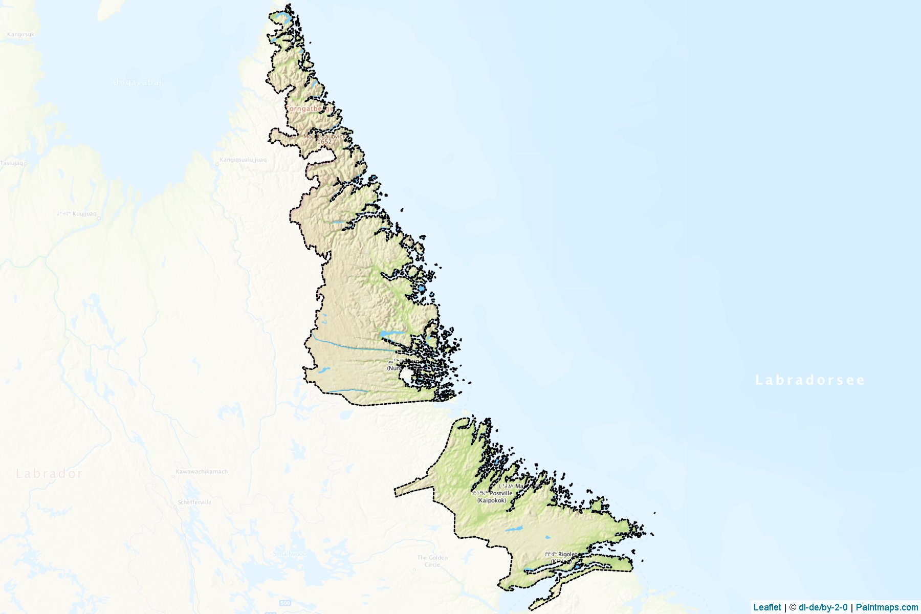 Division No. 11 (Newfoundland and Labrador) Map Cropping Samples-1