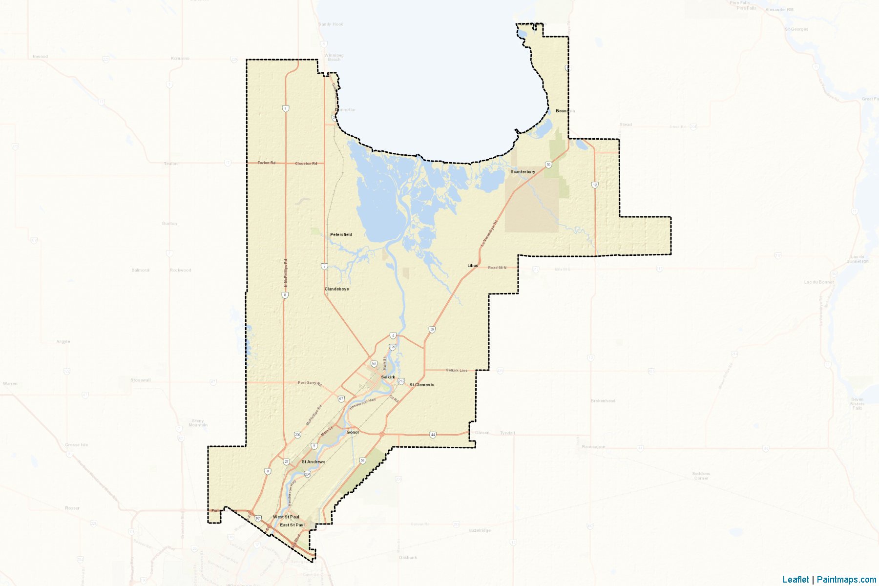 Division No. 13 (Manitoba) Map Cropping Samples-2