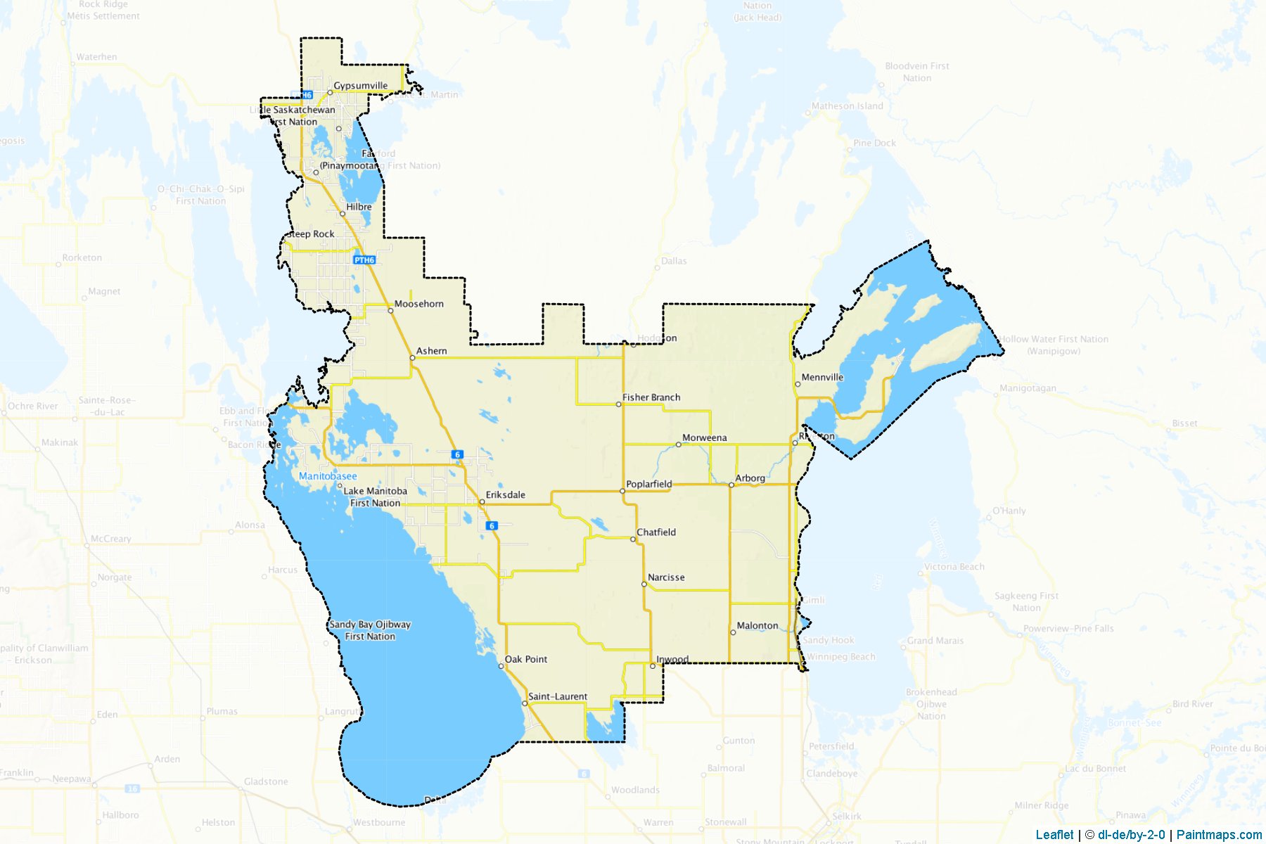 Division No. 18 (Manitoba) Map Cropping Samples-1