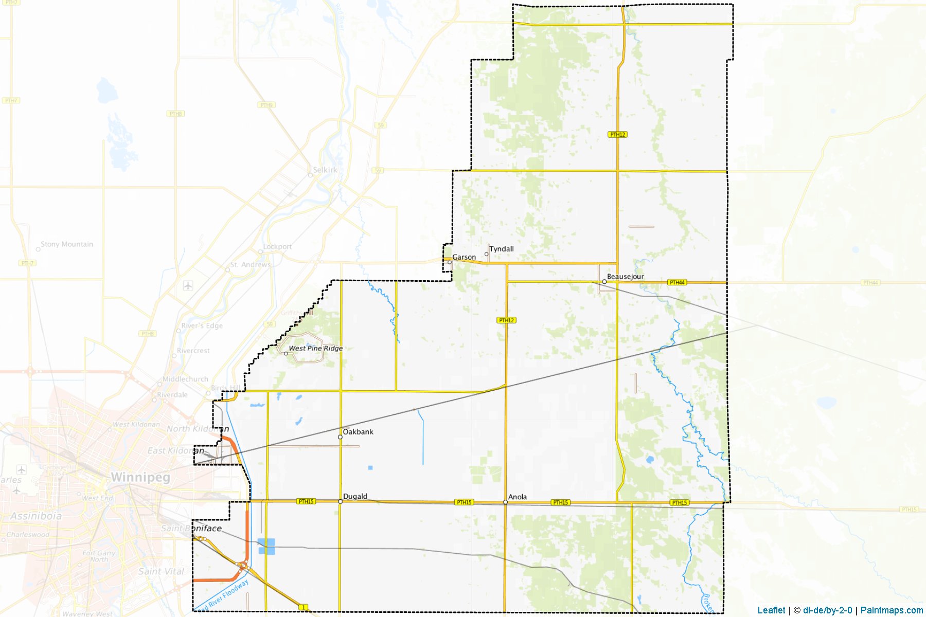 Division No. 12 (Manitoba) Map Cropping Samples-1