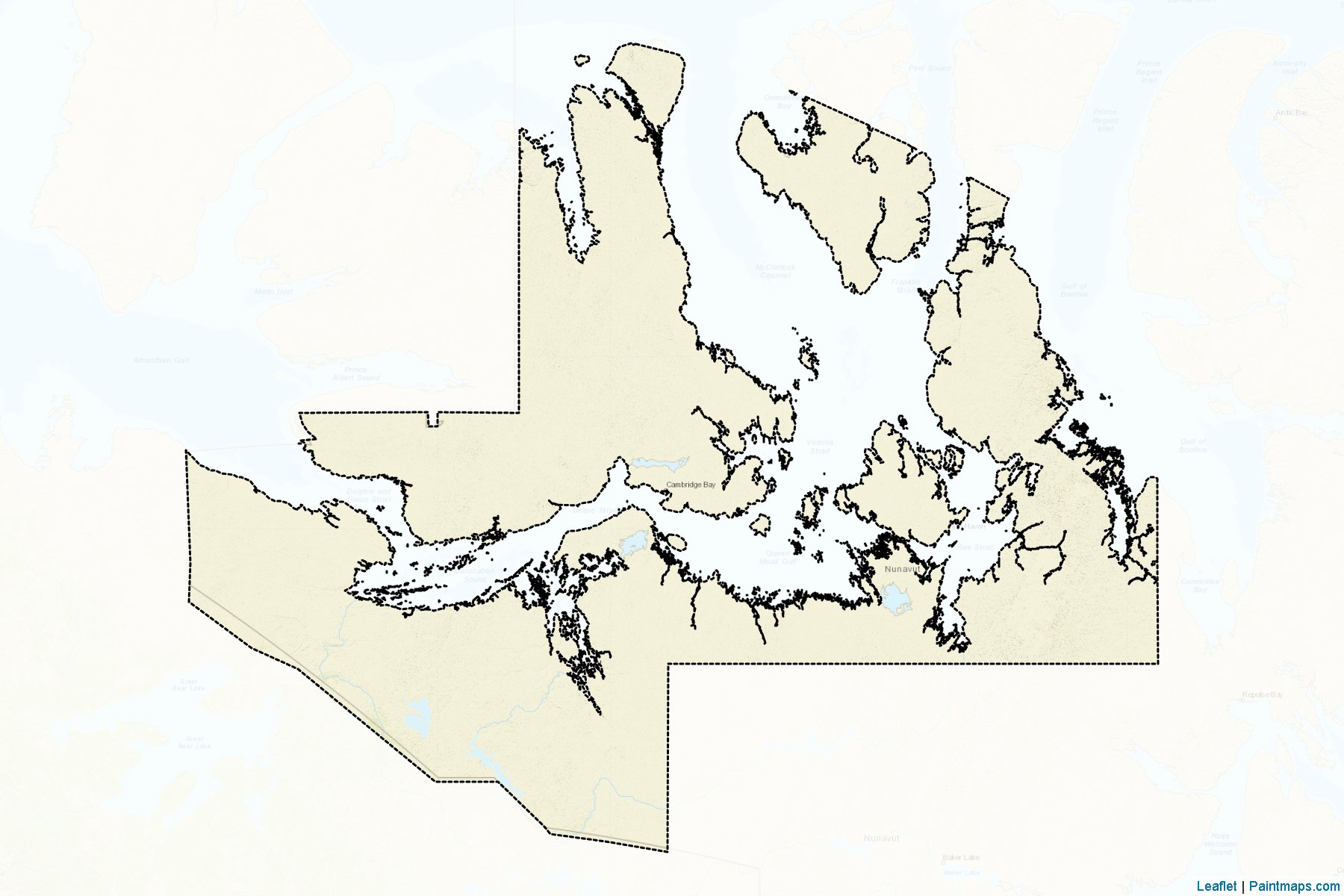 Kitikmeot (Nunavut) Map Cropping Samples-2