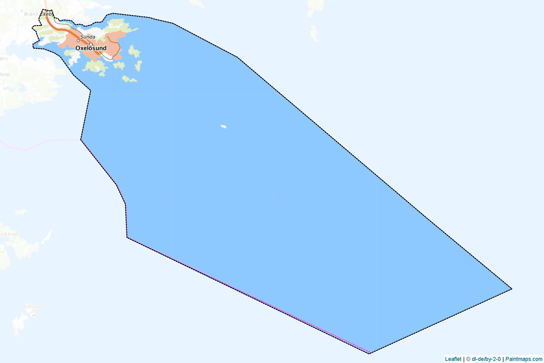 Oxelosund (Södermanland ili) Haritası Örnekleri-1