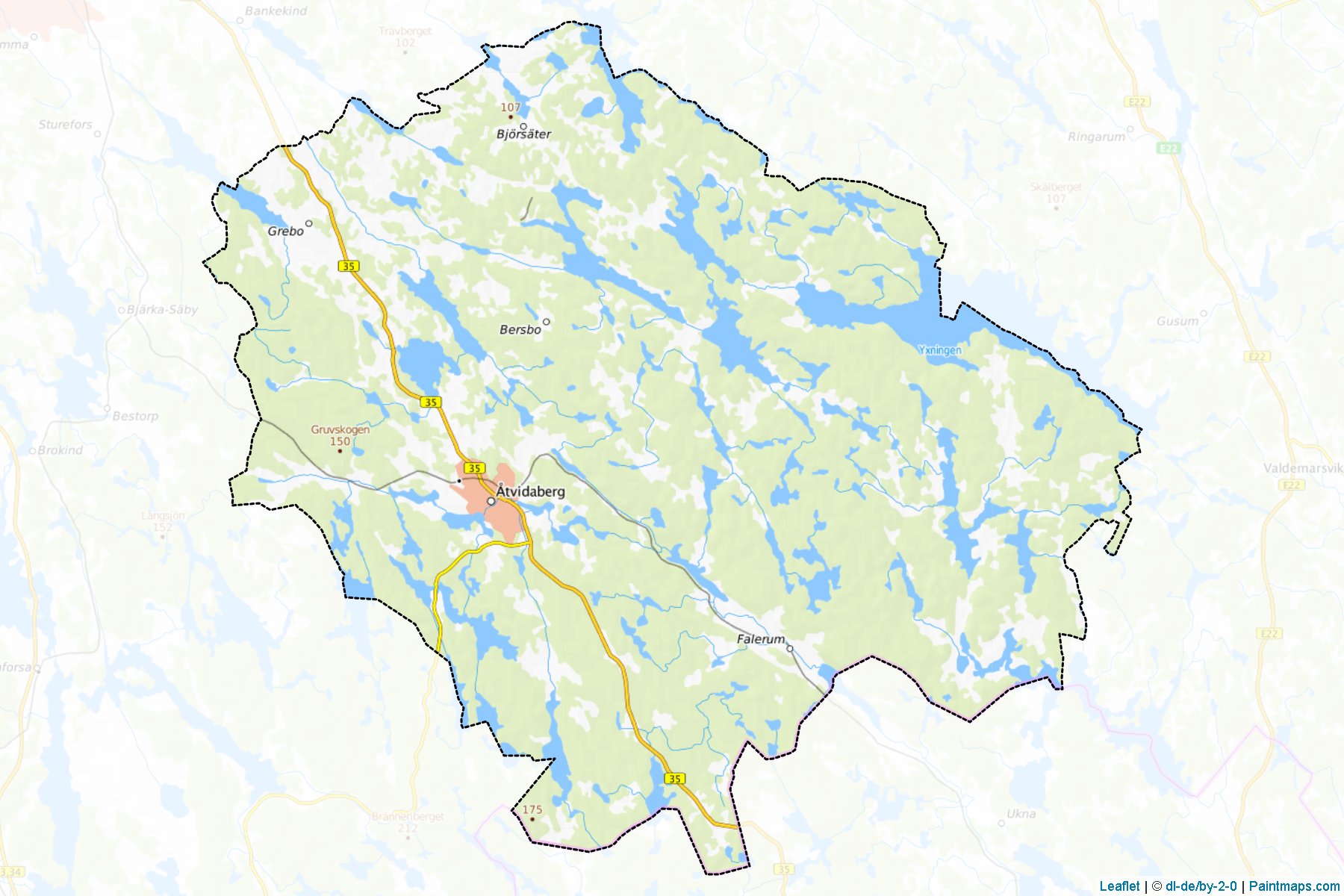 Atvidaberg (Ostergotland) Map Cropping Samples-1