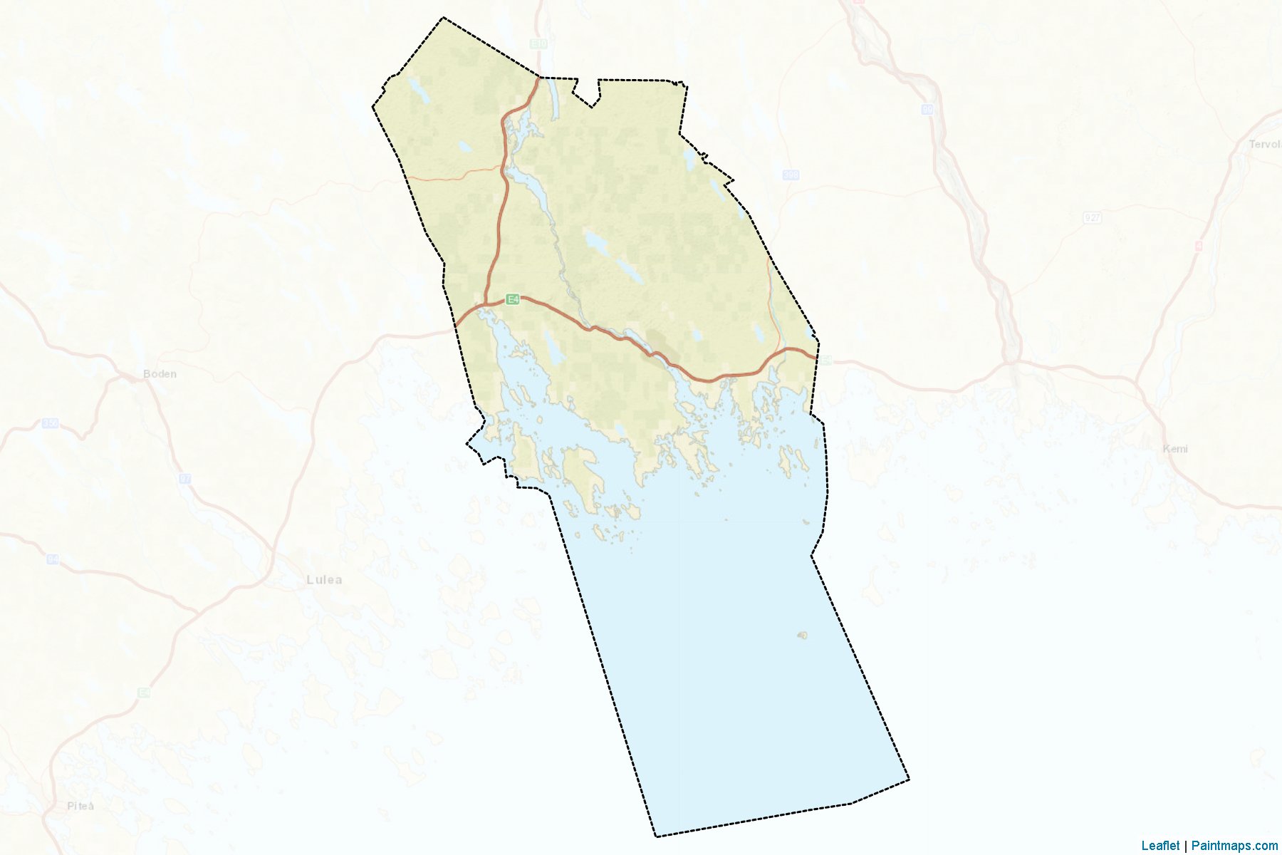 Kalix (Norrbotten ili) Haritası Örnekleri-2