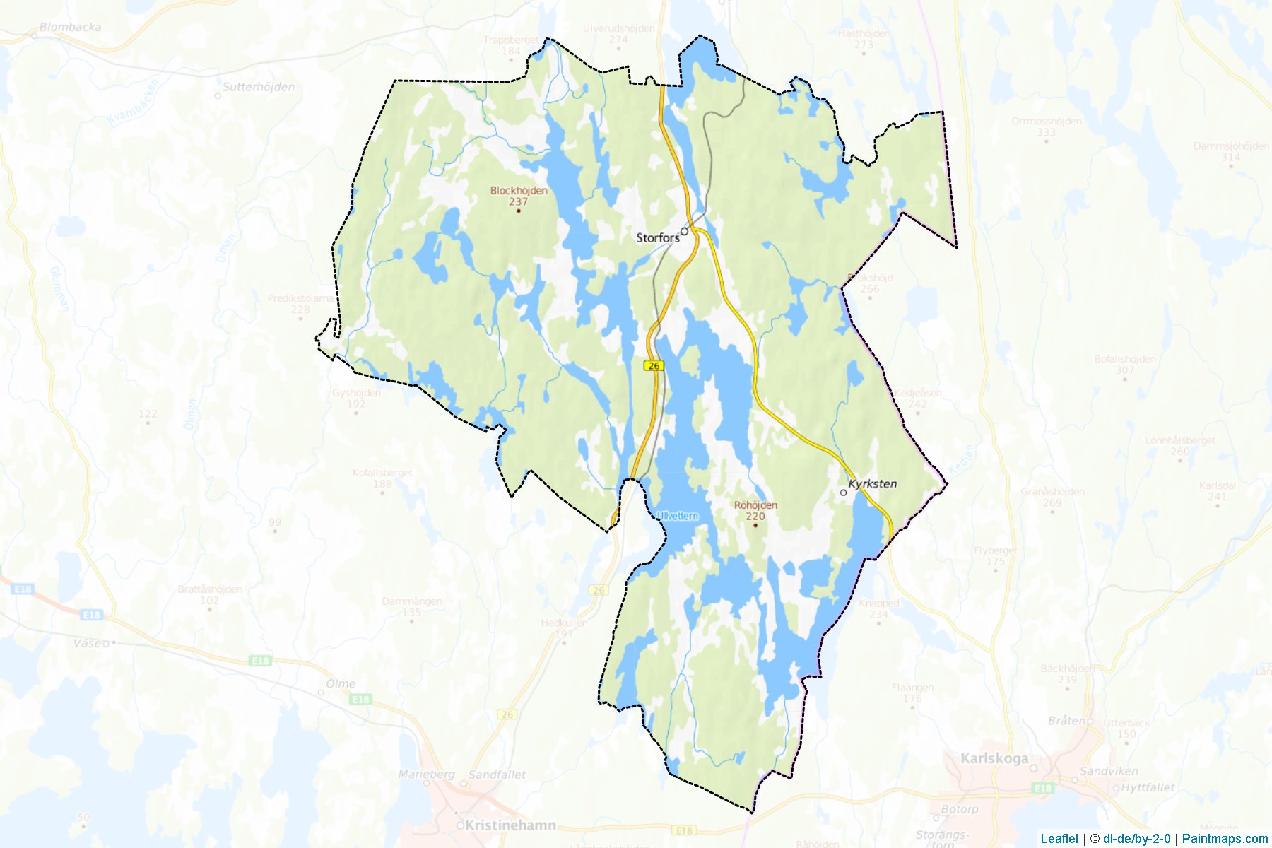 Storfors (Varmland) Map Cropping Samples-1