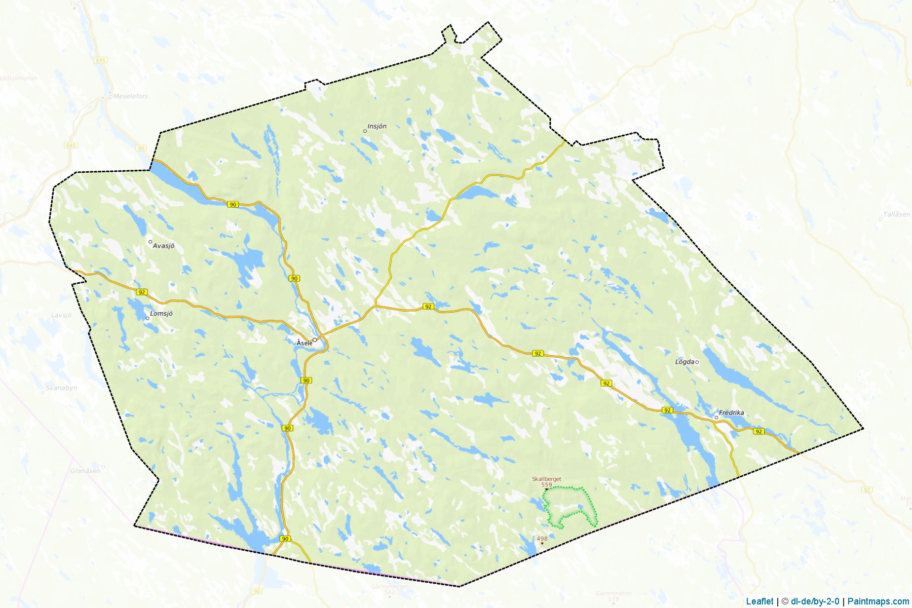 Asele (Vasterbotten County) Map Cropping Samples-1