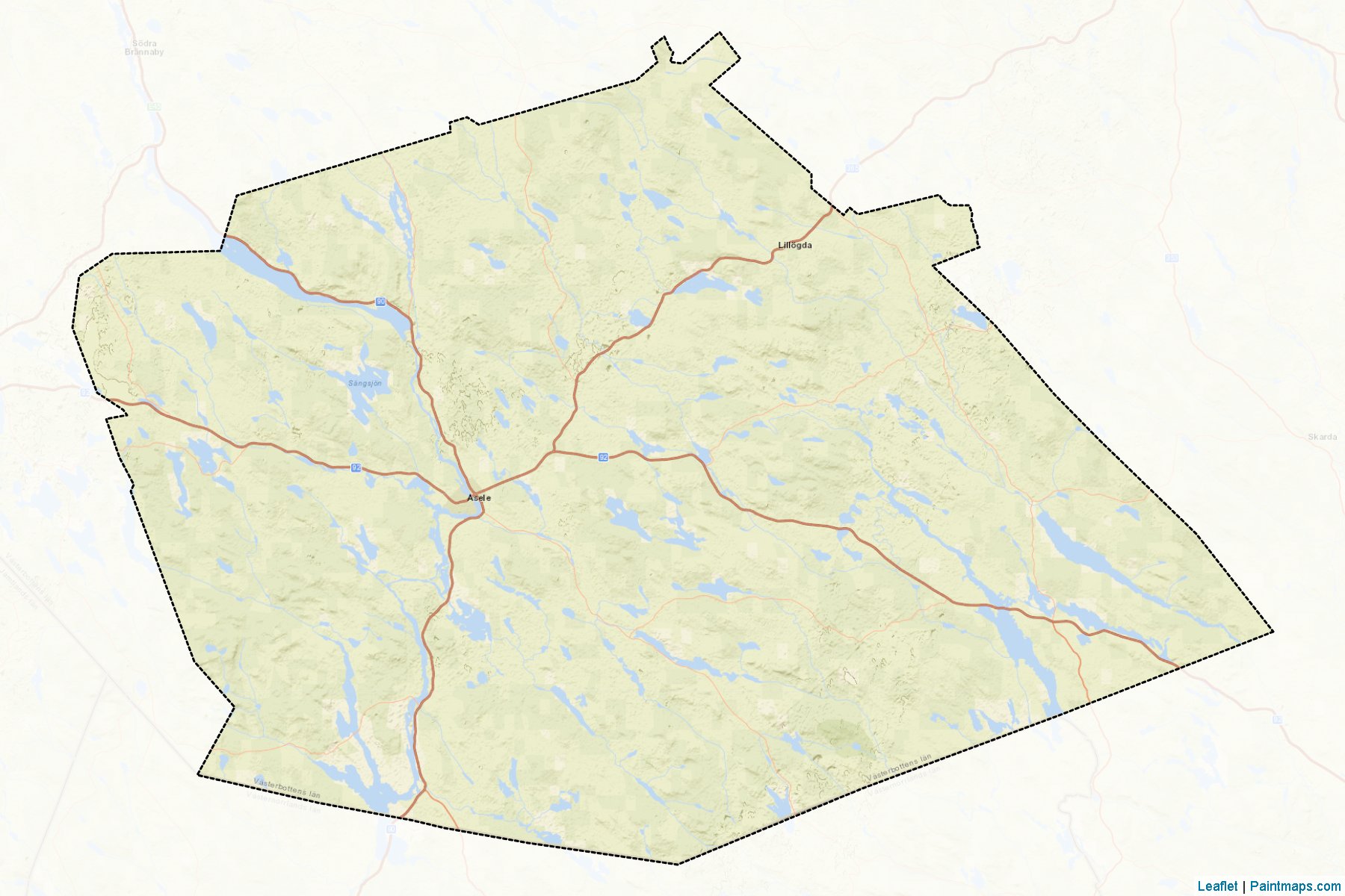 Asele (Vasterbotten County) Map Cropping Samples-2