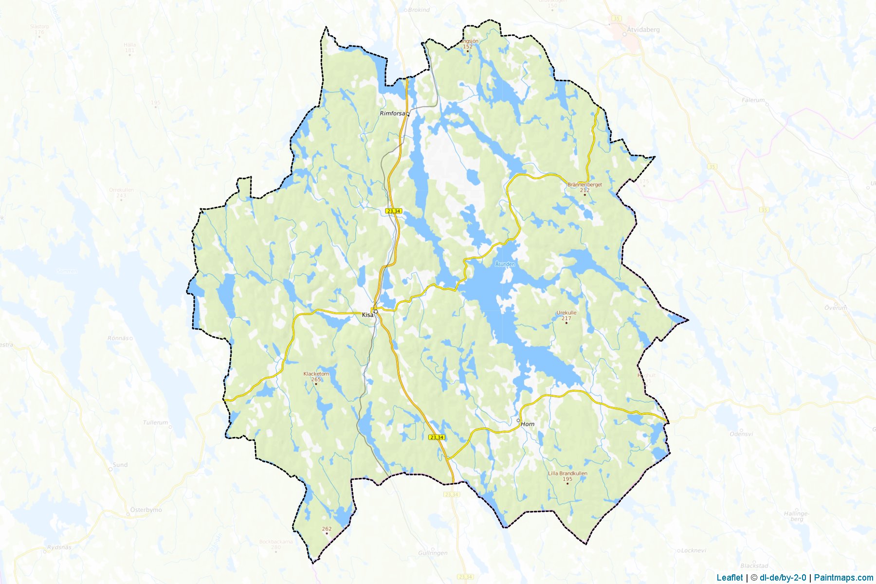 Kinda (Ostergotland) Map Cropping Samples-1