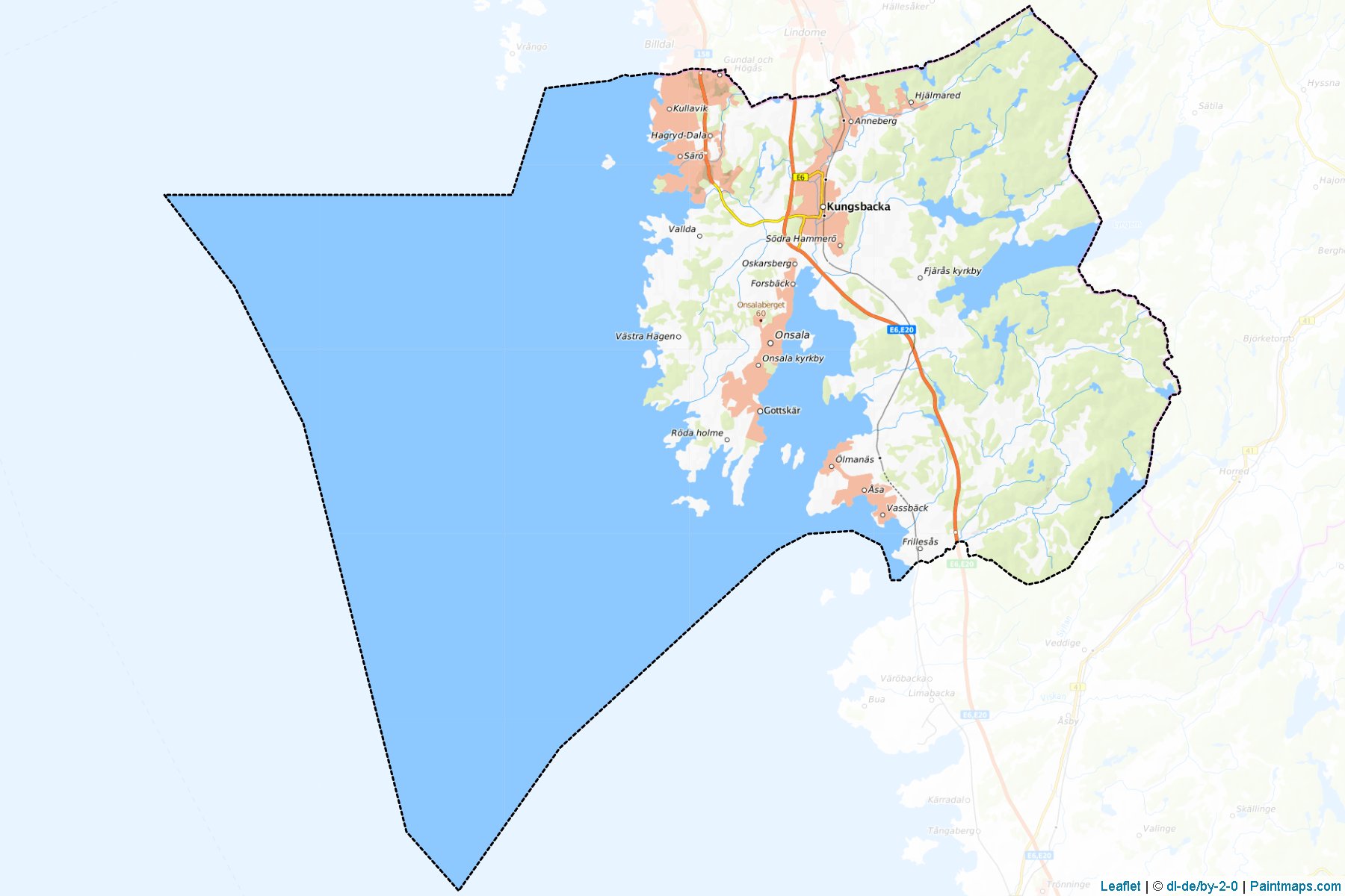 Kungsbacka (Halland) Map Cropping Samples-1