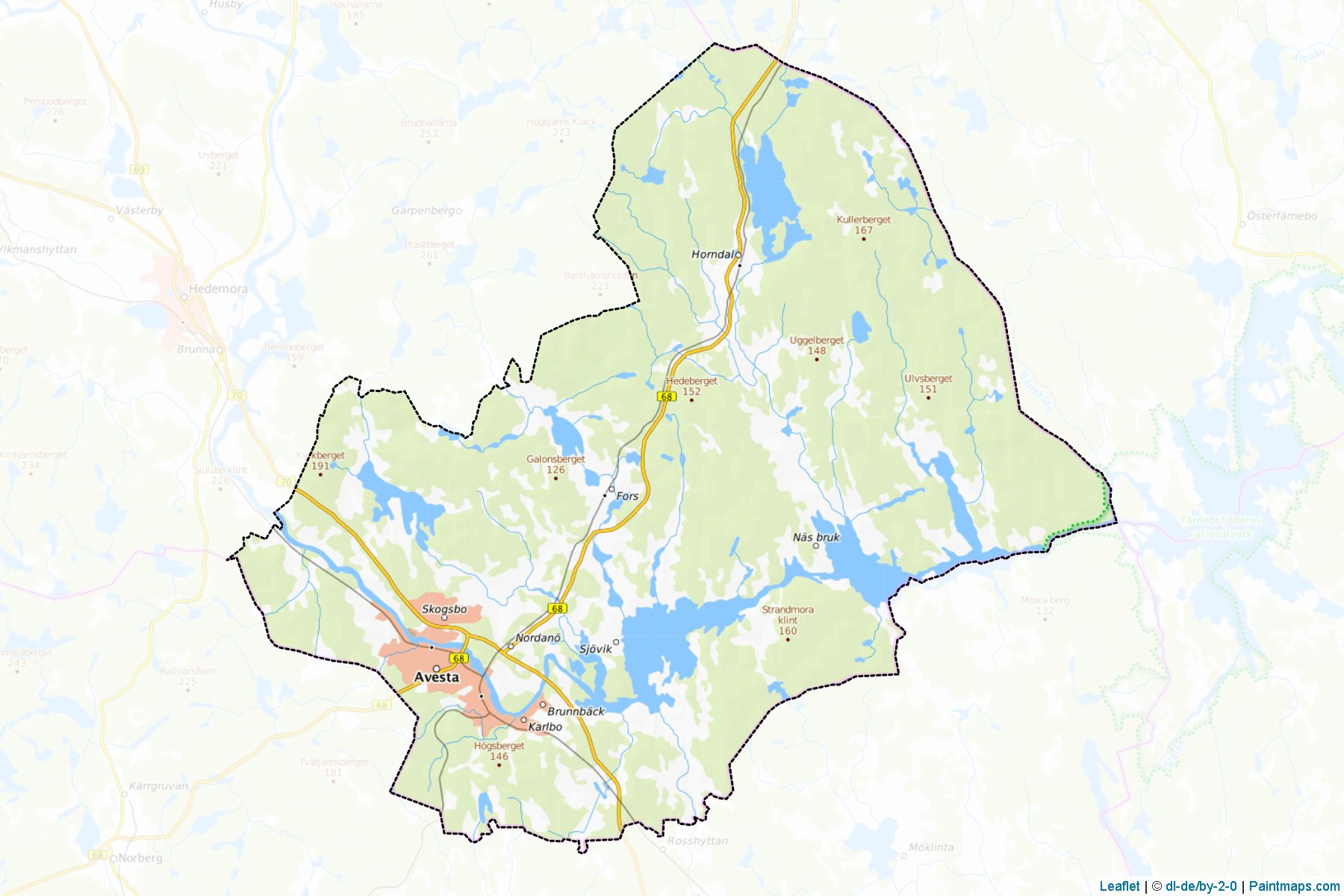 Avesta (Dalarna) Map Cropping Samples-1