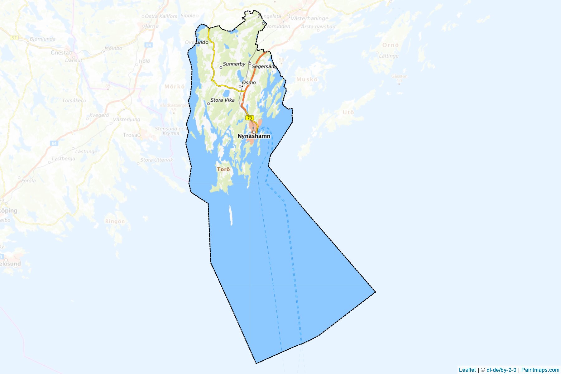 Nynashamn (Stokholm ili) Haritası Örnekleri-1