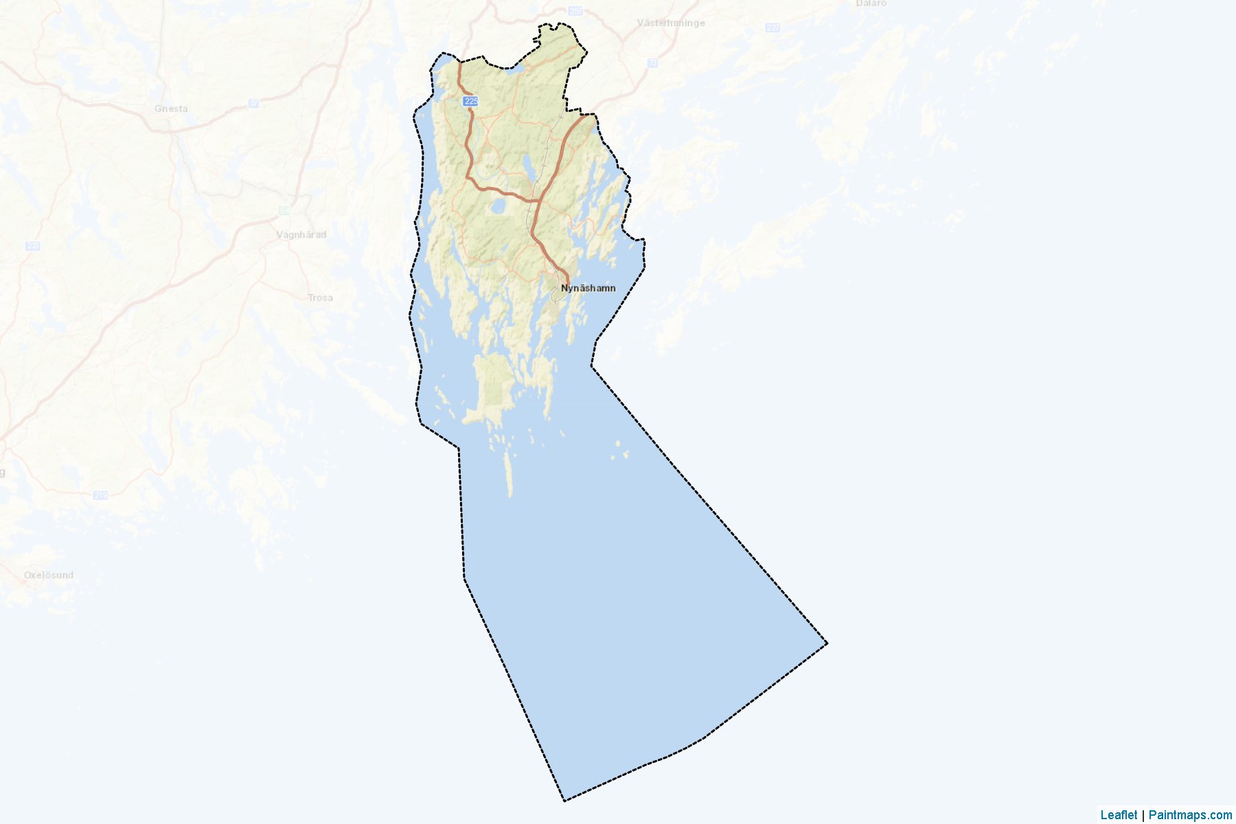 Nynashamn (Stokholm ili) Haritası Örnekleri-2