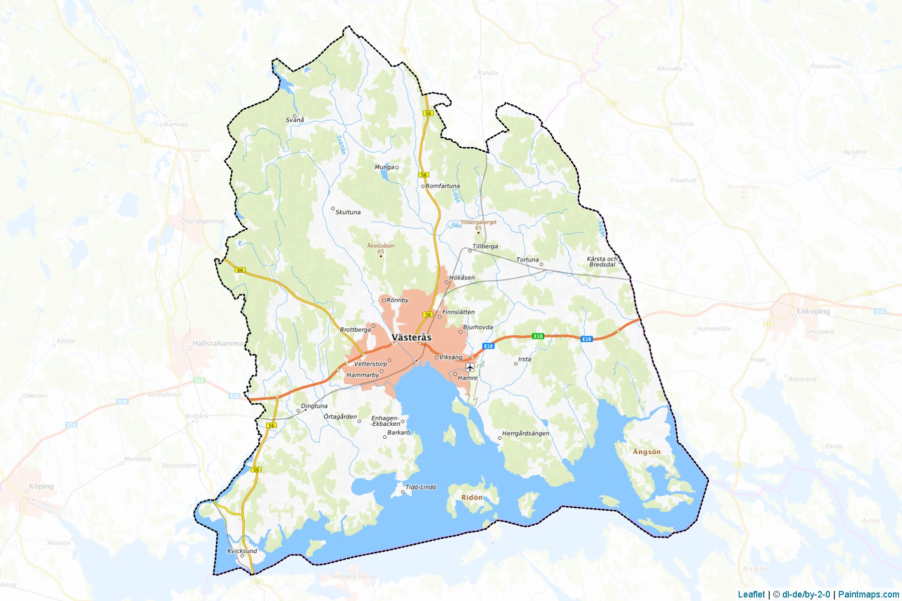 Vasteras (Vastmanland) Map Cropping Samples-1