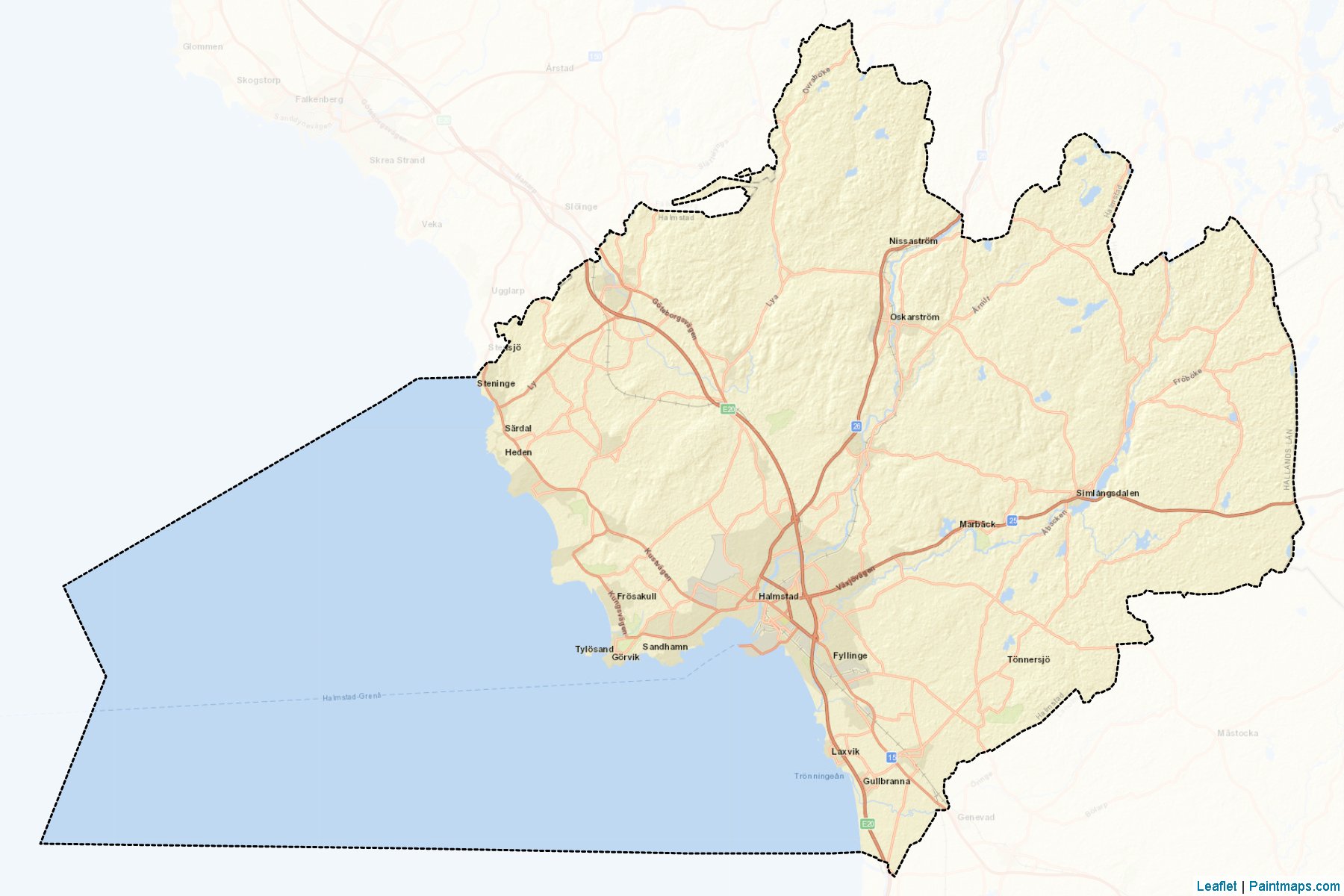 Halmstad (Halland) Map Cropping Samples-2