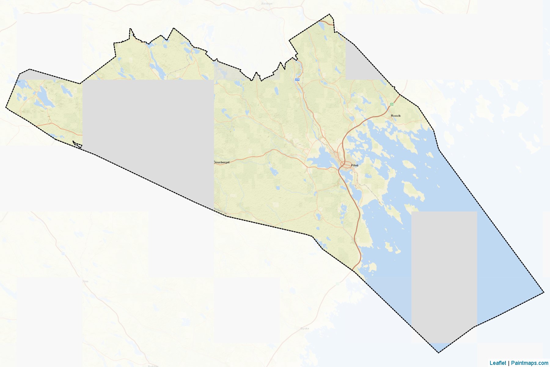 Pitea (Norrbotten) Map Cropping Samples-2