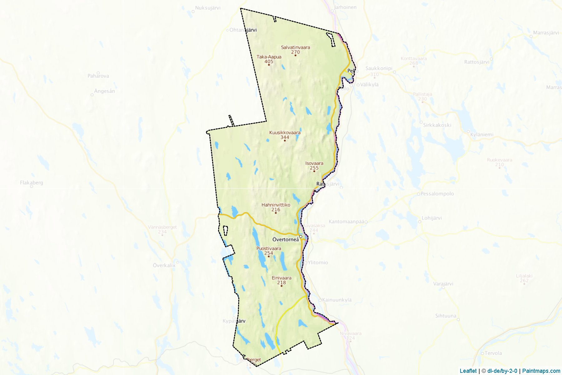 Overtornea (Norrbotten) Map Cropping Samples-1