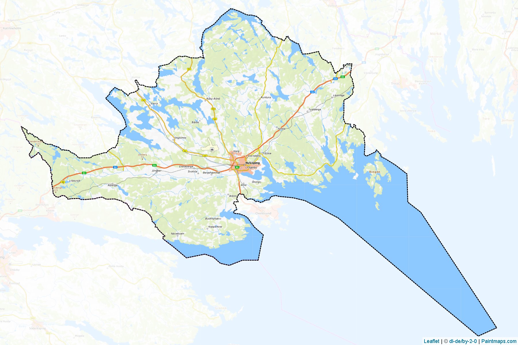 Nykoping (Södermanland ili) Haritası Örnekleri-1