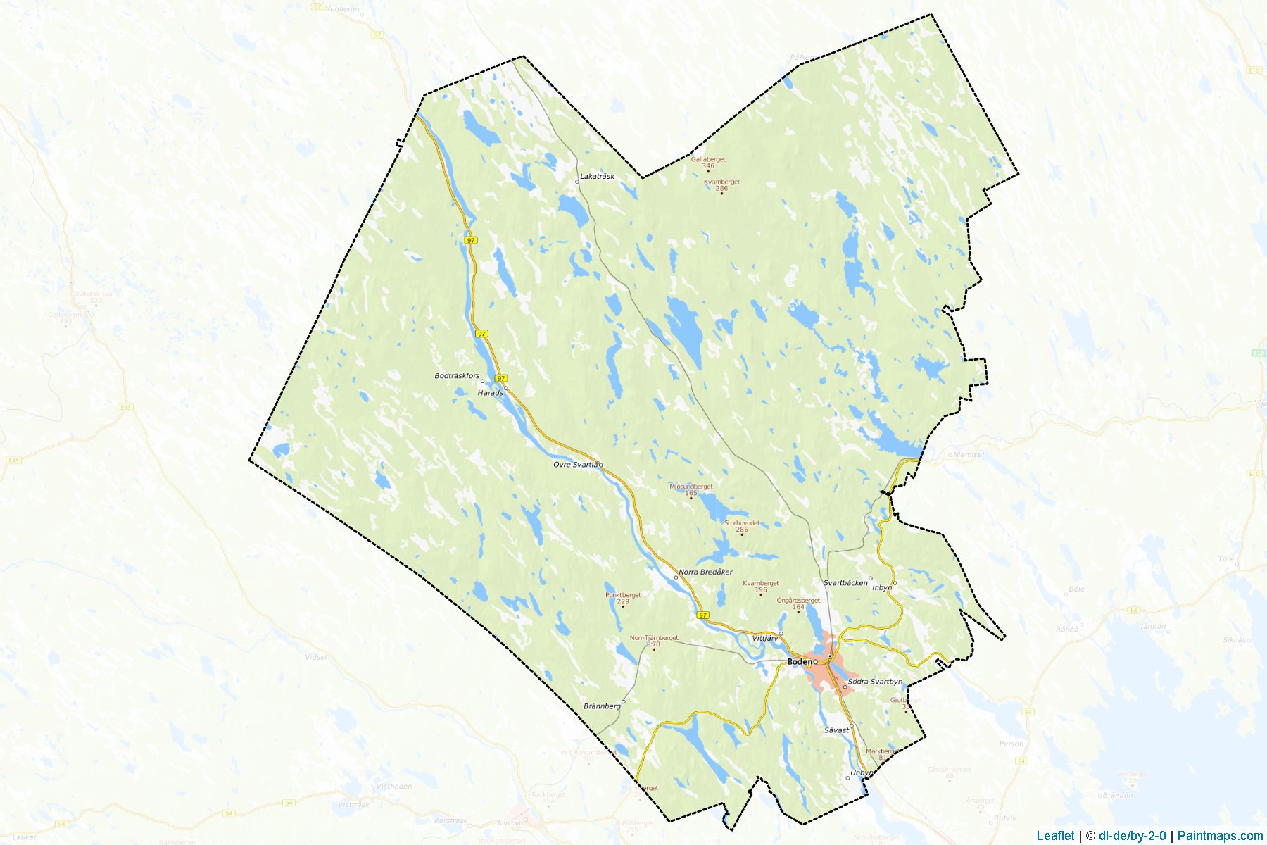 Boden (Norrbotten) Map Cropping Samples-1