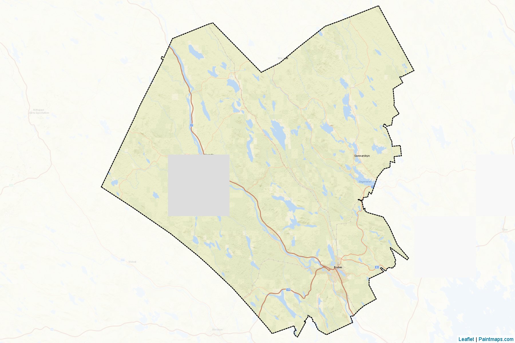 Boden (Norrbotten) Map Cropping Samples-2