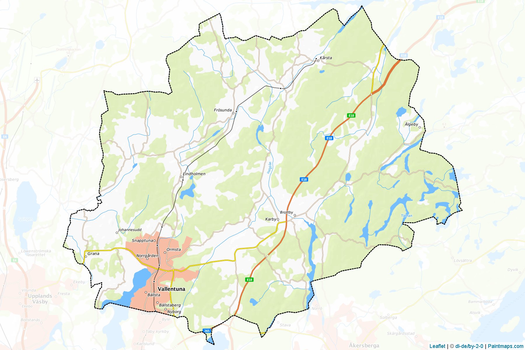 Vallentuna (Stockholm) Map Cropping Samples-1