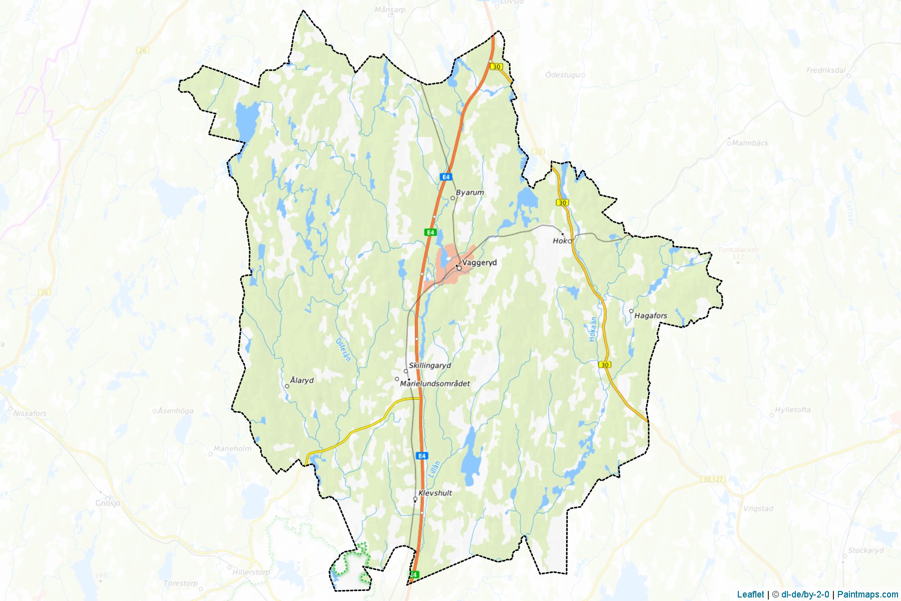 Vaggeryd (Jonkoping) Map Cropping Samples-1