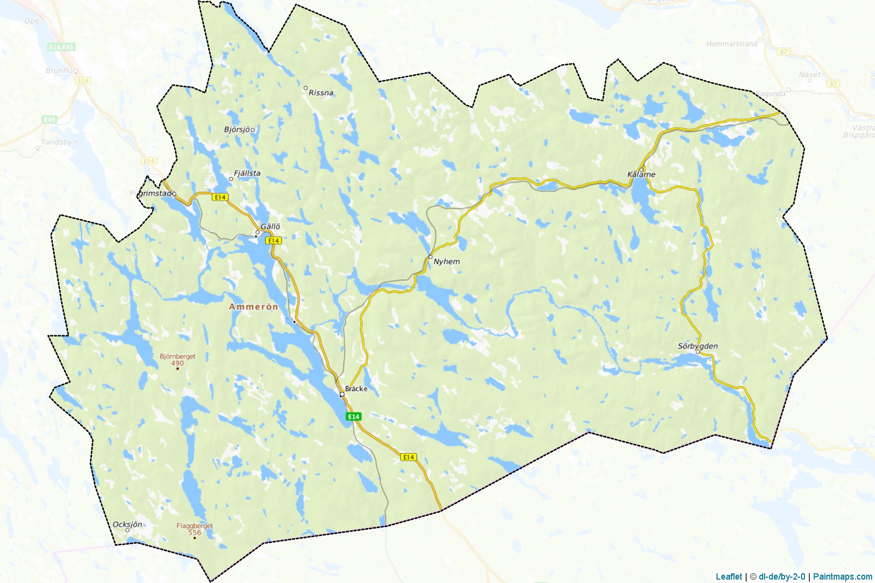 Muestras de recorte de mapas Bracke (Jamtland)-1