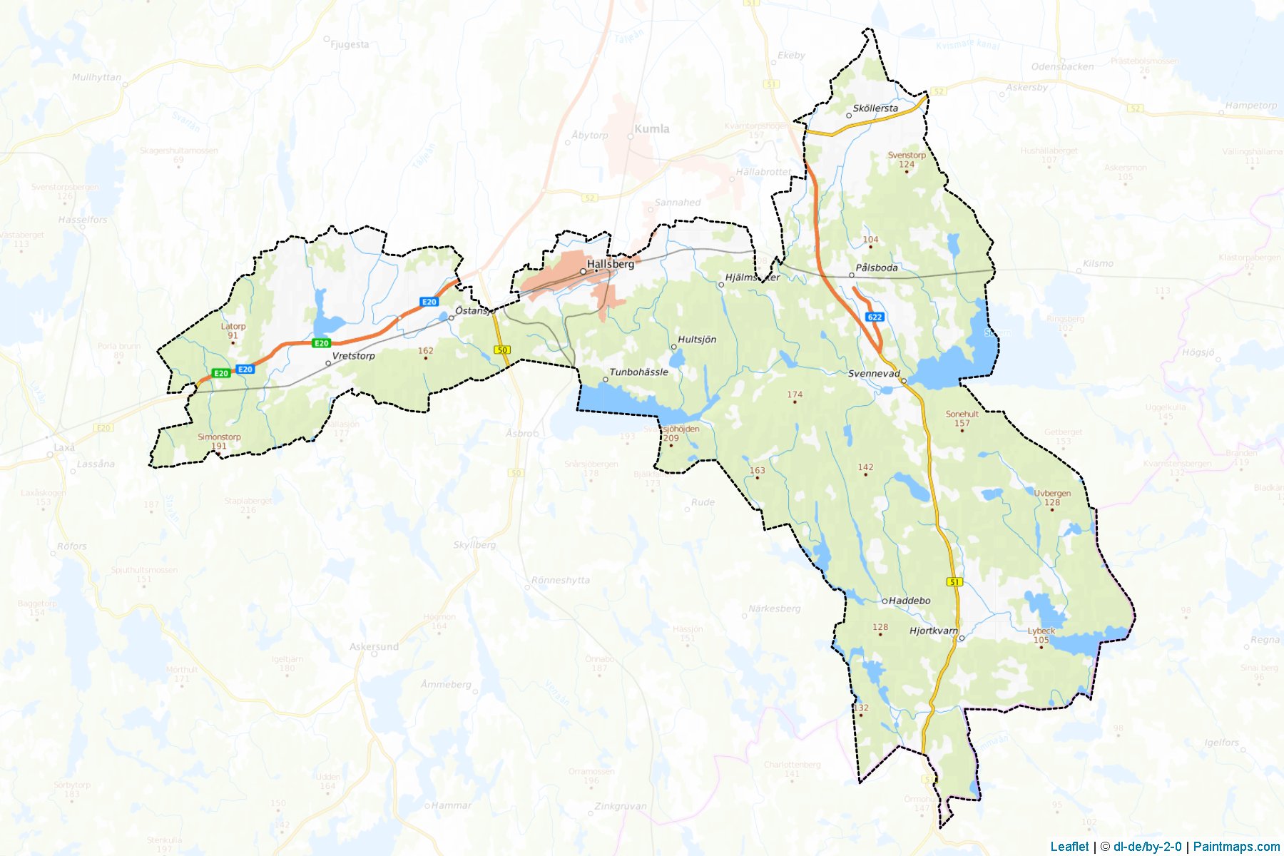 Hallsberg (Orebro) Map Cropping Samples-1