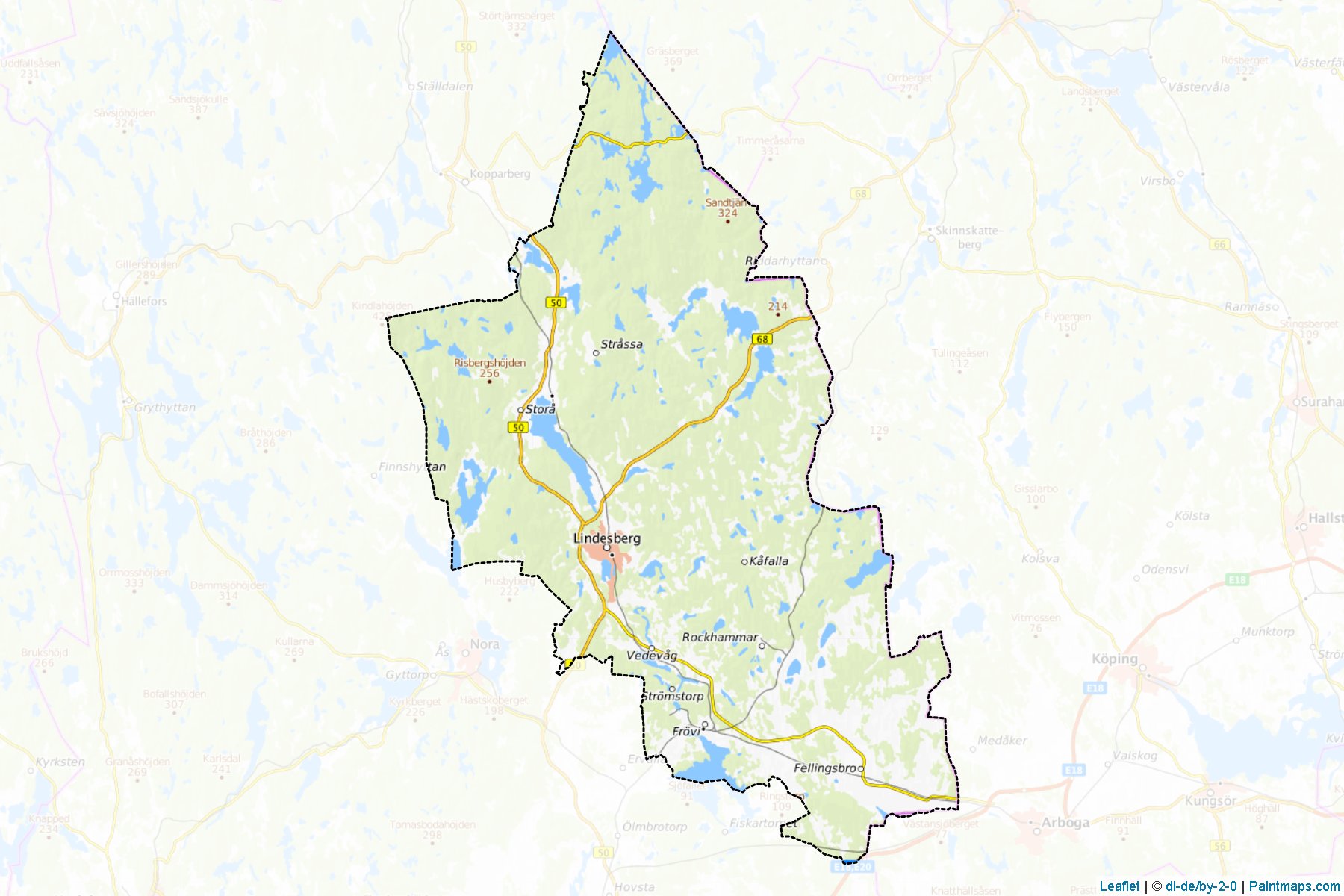 Lindesberg (Orebro) Map Cropping Samples-1