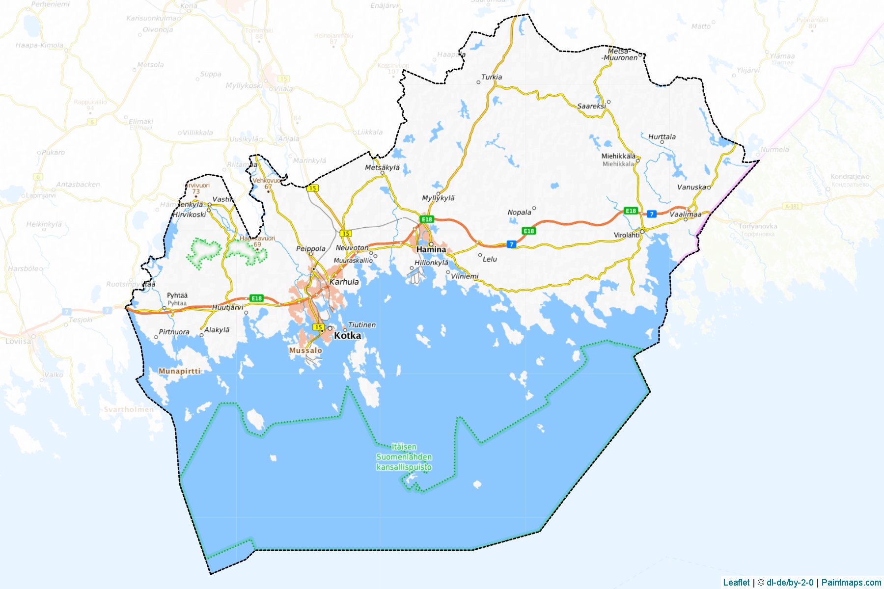 Kotka-Hamina (Kymenlaakso) Map Cropping Samples-1