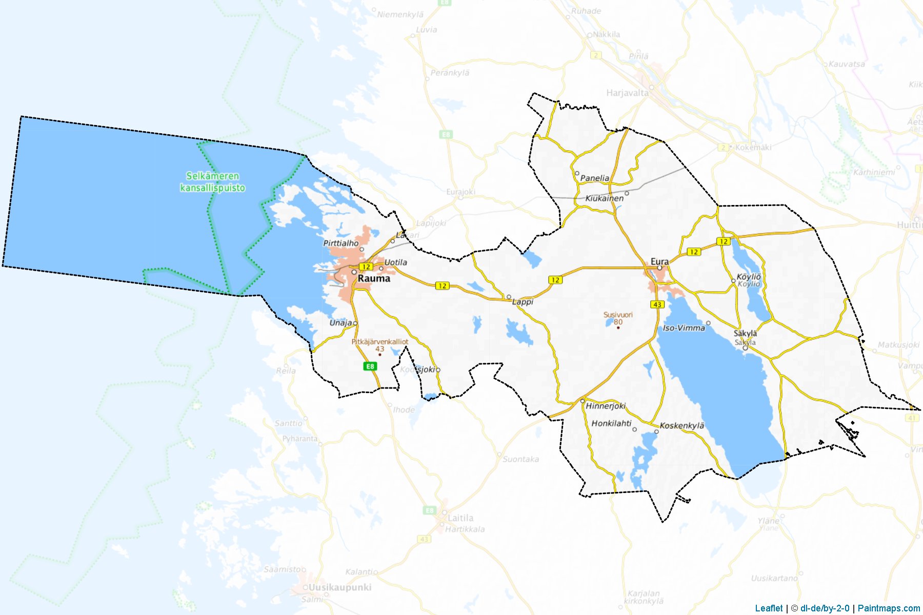 Rauma (Satakunta) Map Cropping Samples-1