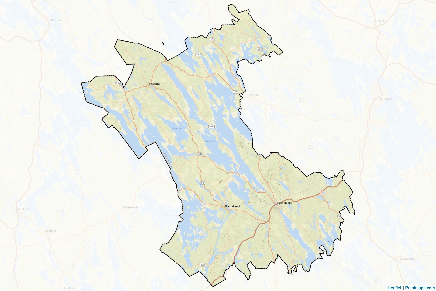 Sisa-Savo (Northern Savonia) Map Cropping Samples-2