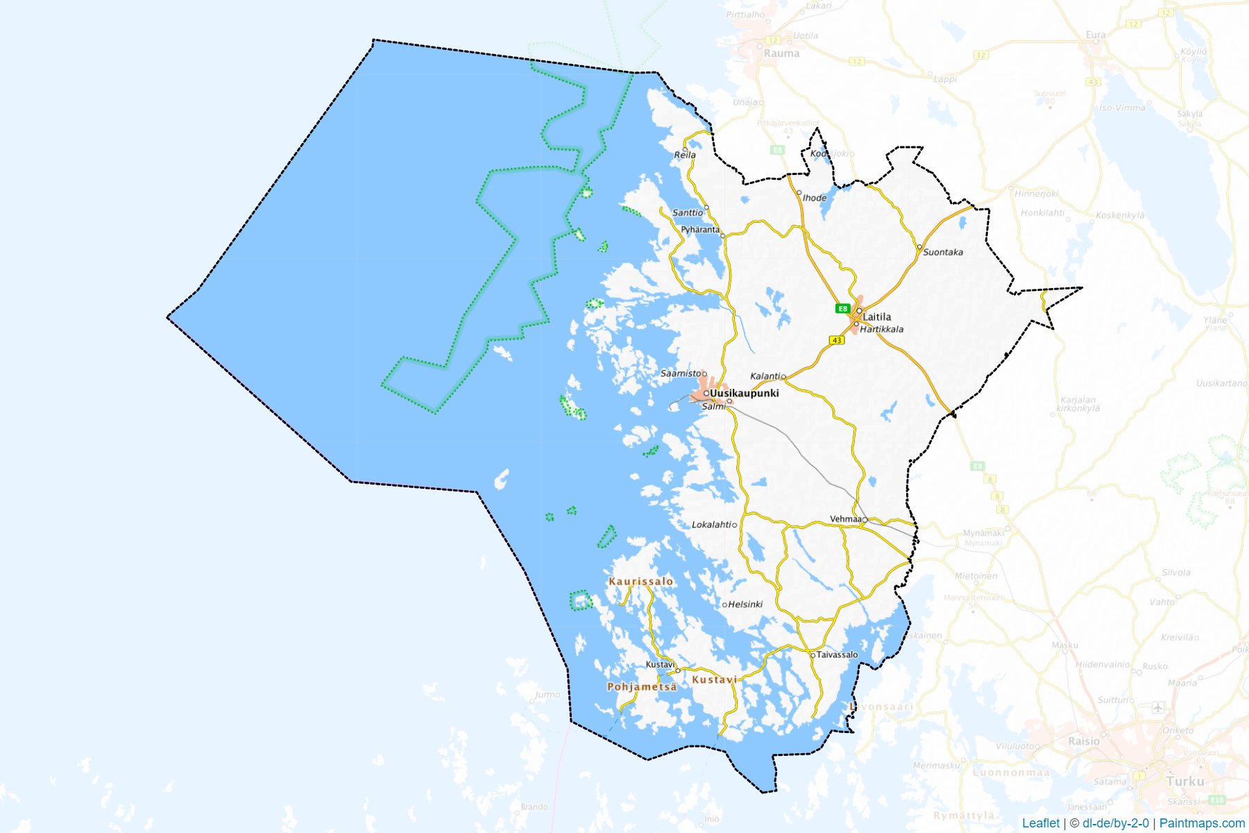 Vakka-Suomi (Southwest Finland) Map Cropping Samples-1