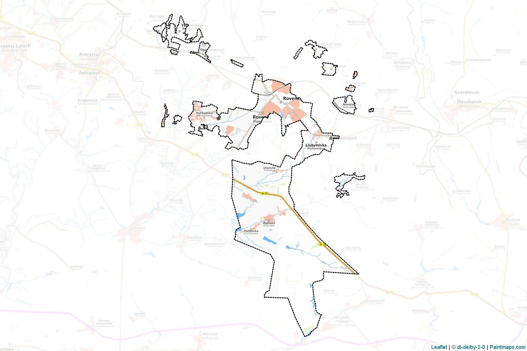 Rovenkivska (Luhansk) Map Cropping Samples-1