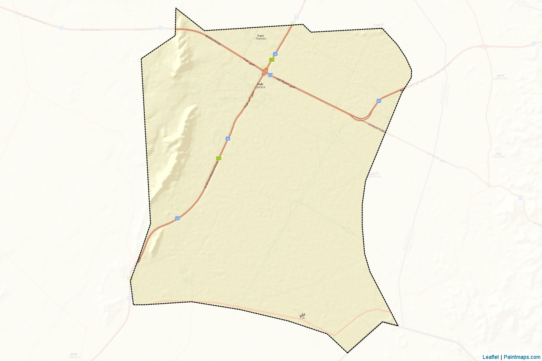 Mleeha (Sharjah) Map Cropping Samples-2