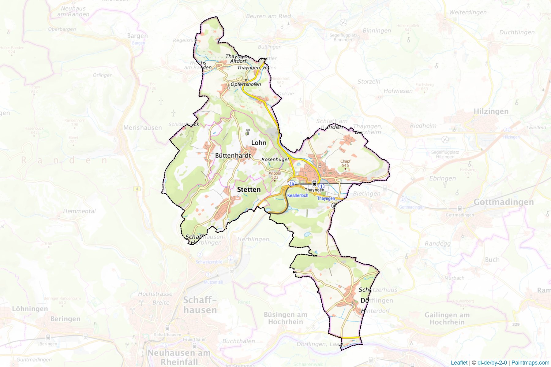 Reiat (Schaffhausen) Map Cropping Samples-1