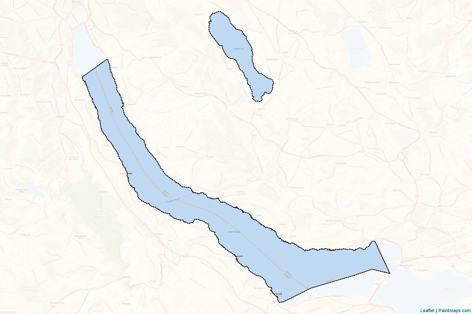 Muestras de recorte de mapas Zurich (unincorporated) (Zurich)-2