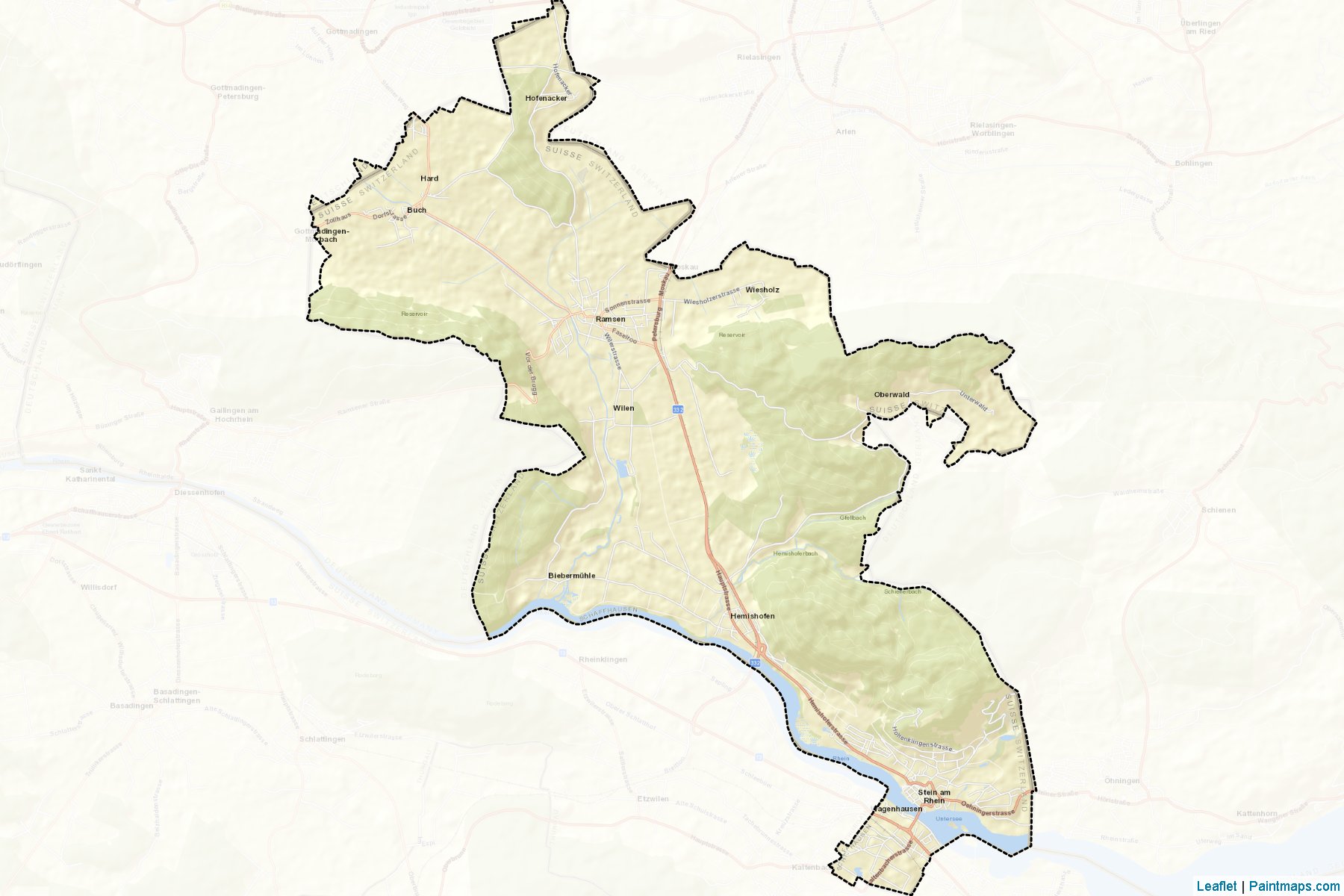 Stein (Schaffhausen) Map Cropping Samples-2