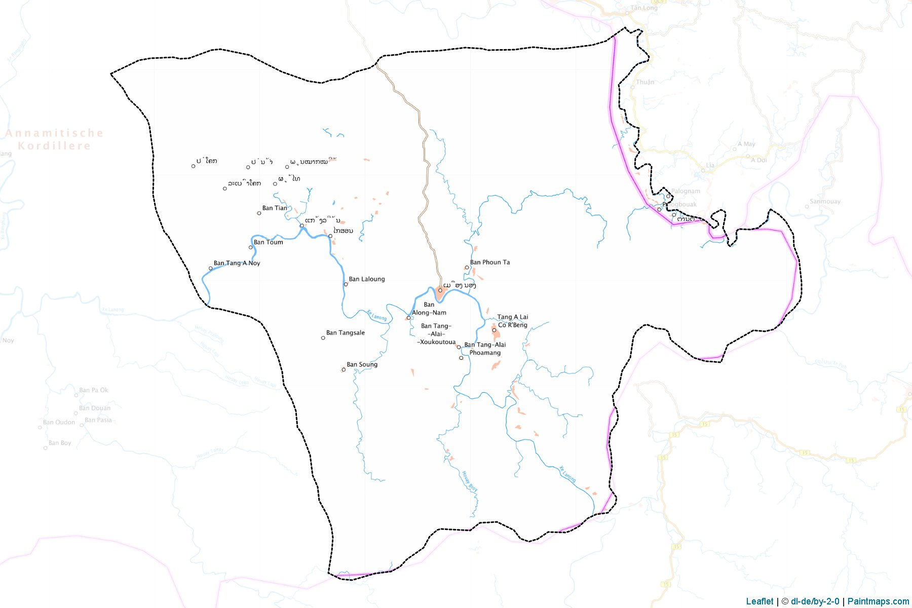 Muestras de recorte de mapas Nong (Savannakhét)-1