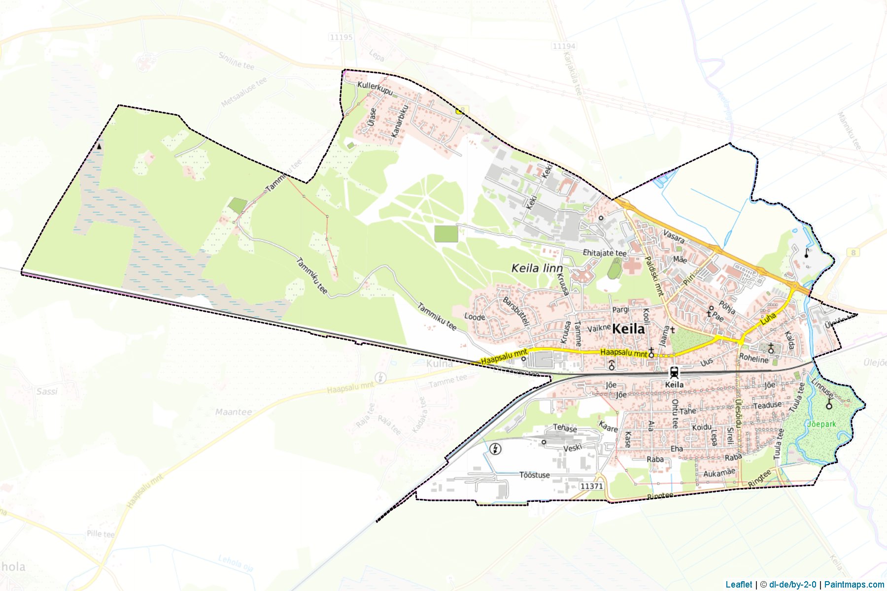 Muestras de recorte de mapas Keila (Harju)-1