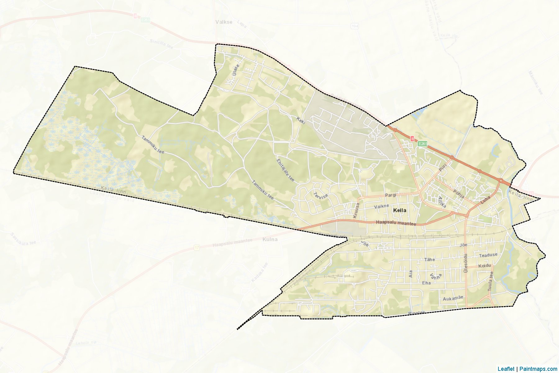 Muestras de recorte de mapas Keila (Harju)-2