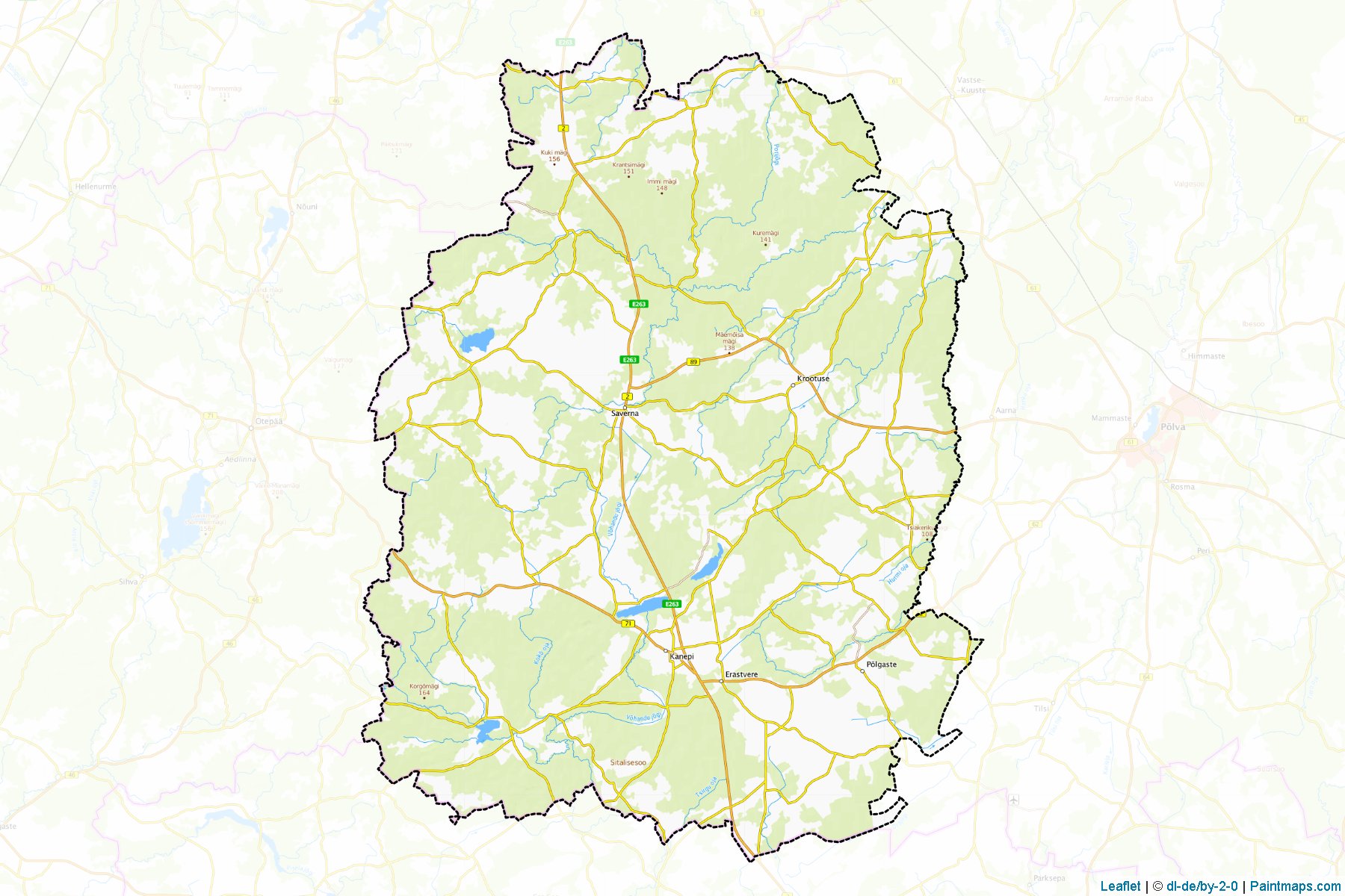 Muestras de recorte de mapas Kanepi (Põlva)-1