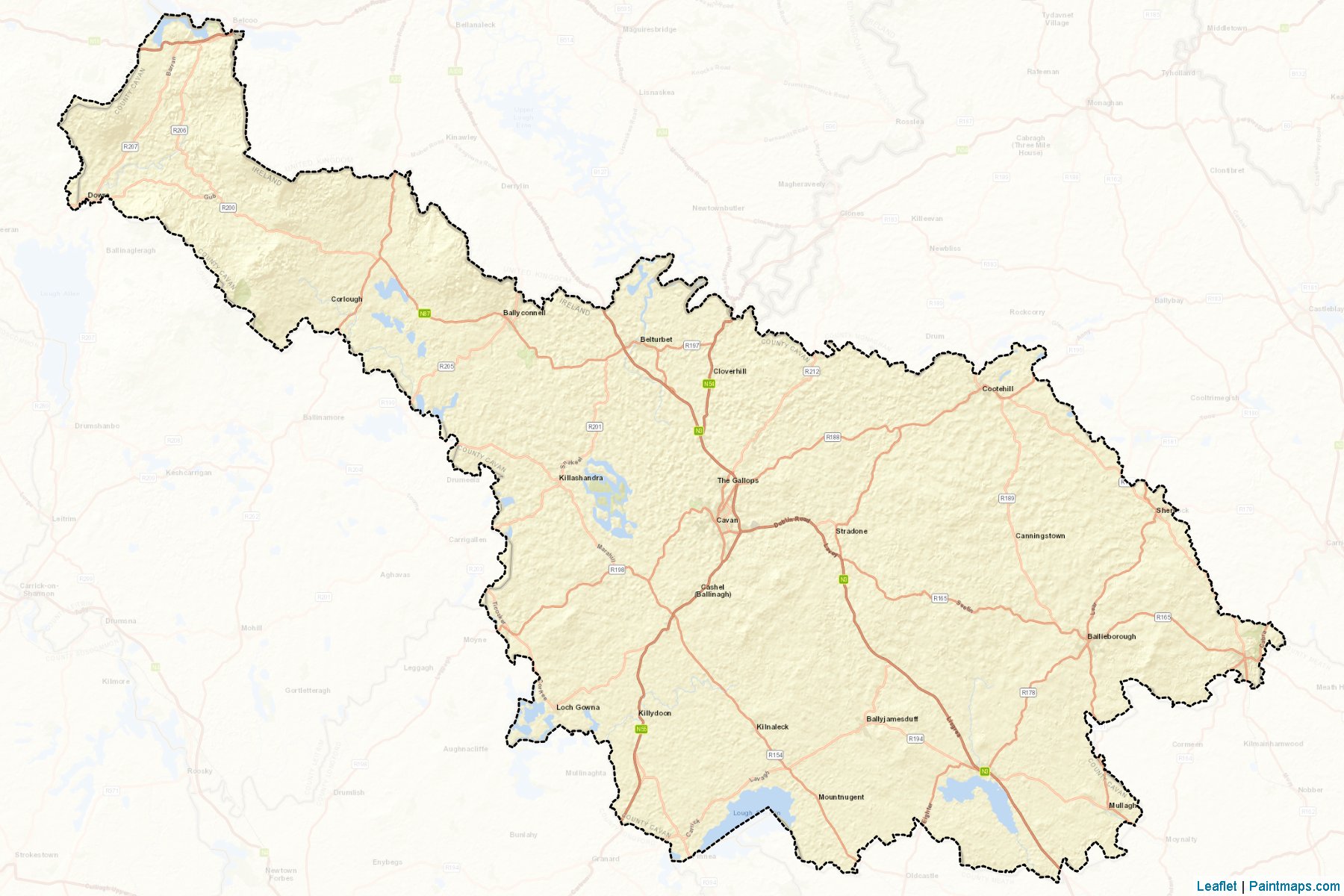 Cavan (Cavan) Map Cropping Samples-2