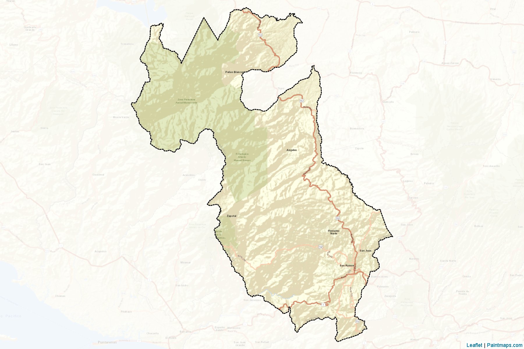 San Ramon (Alajuela) Map Cropping Samples-2